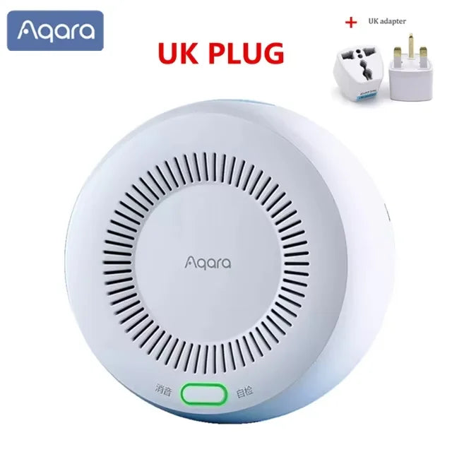 Original Aqara Smart Natural Gas Detector Zigbee Gas Leak Alarm Intelligent Linkage Smart Home Security For Xiaomi home Homekit Peaceful Pleasures Health and Wellness UK plug China Mainland