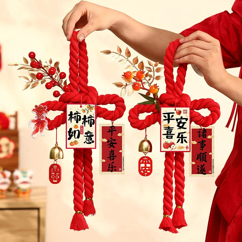 2026 Year of the Horse Chinese Knot Door Hanging | New Year Decor