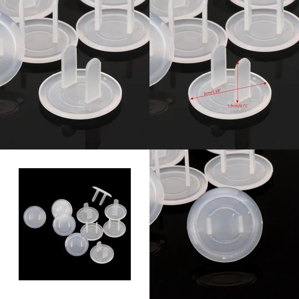 Baby Outlet Covers US Plug Safety Protectors 10-Pack