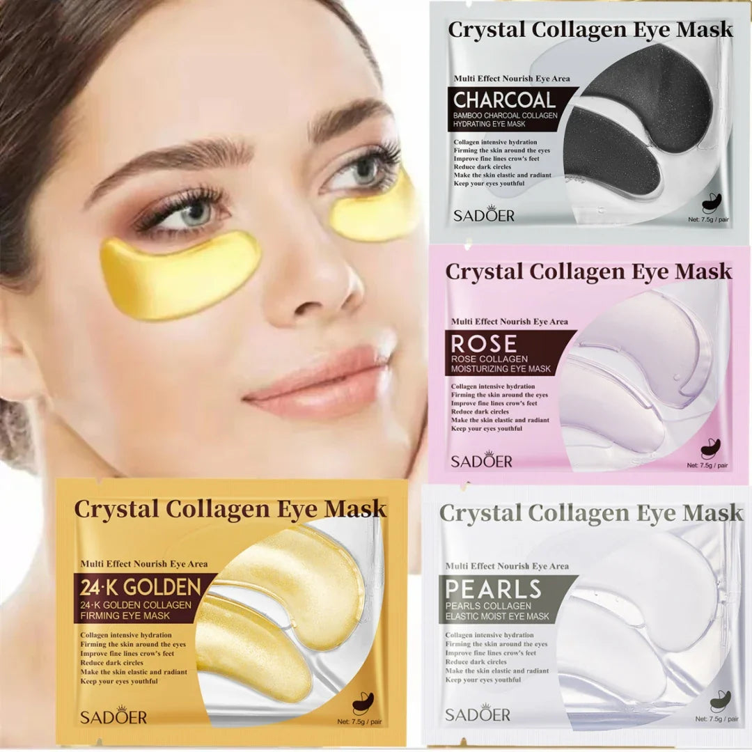 SADOER Collagen Eye Masks 10 Pairs – Hydrating & Firming
