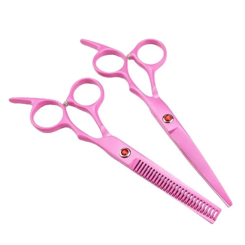 6.0 Inch Coated Color Hair Cutting Scissors: Professional Barber Shears, Thinning Scissors, Styling & Trimming Tools Peaceful Pleasures Health and Wellness
