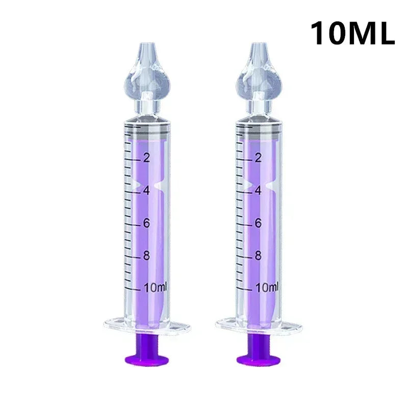 Baby Nasal Aspirator Nose Cleaner – Soft Silicone, 2pcs 10ml
