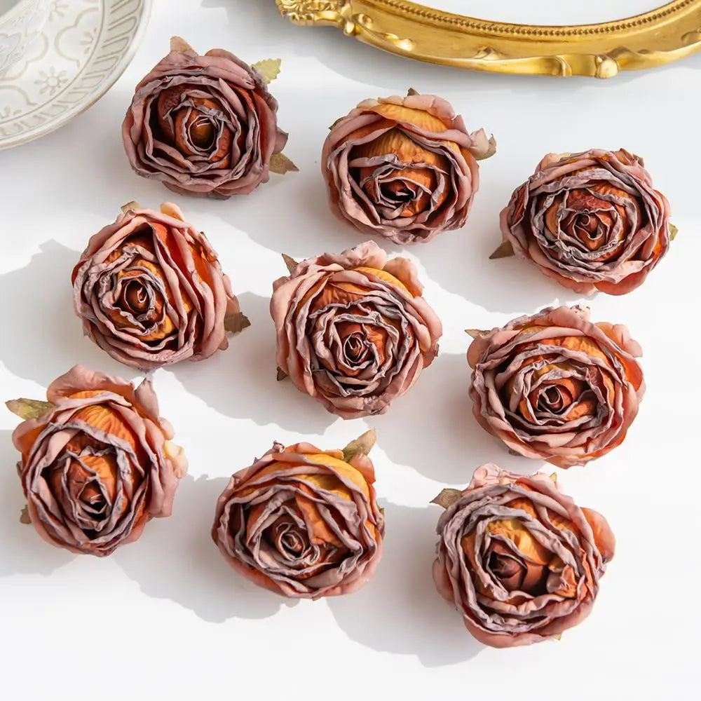 Silk Rose Artificial Flowers – Wedding, Home & Garden Decor Artificial Silk Flowers Peaceful Pleasures Health and Wellness color7 3pcs