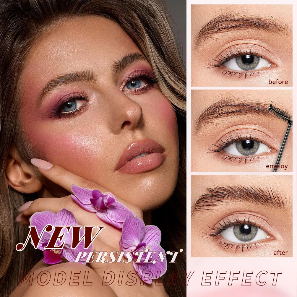 QIBEST Transparent Pomade Eyebrow Styling Soap Brows Gel Wax Fixer With Brush For Women Eyebrow Cosmetics Make Up Eyebrow Gel Peaceful Pleasures Health and Wellness