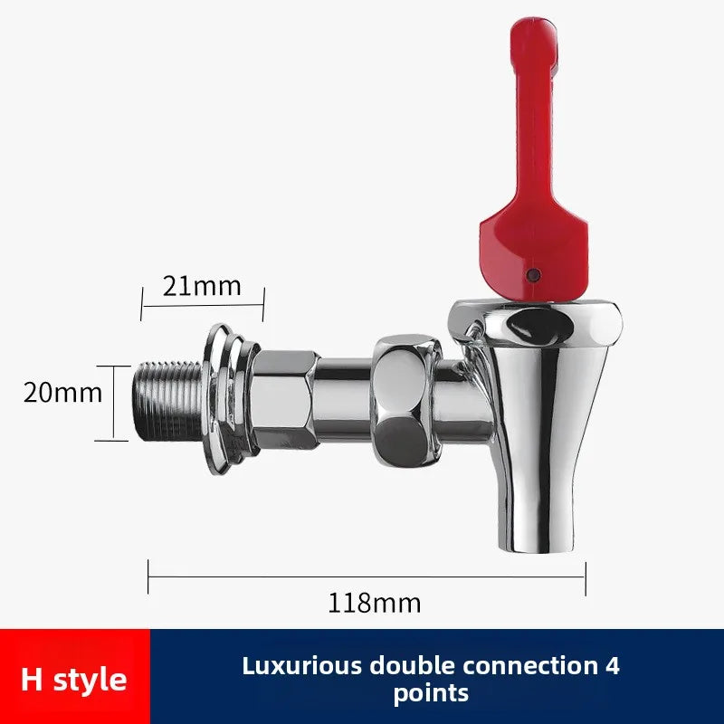 3/4" Copper Electric Water Boiler Faucet | High Temp Resistant