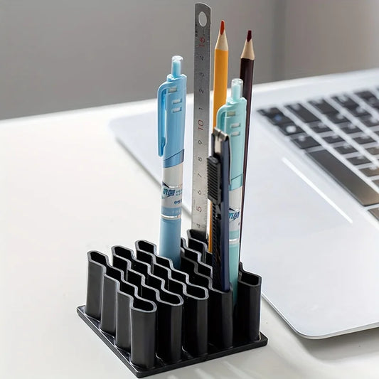 Pen Holder Multi-purpose Ointment Stationery Storage Rack Desktop Peaceful Pleasures Health and Wellness