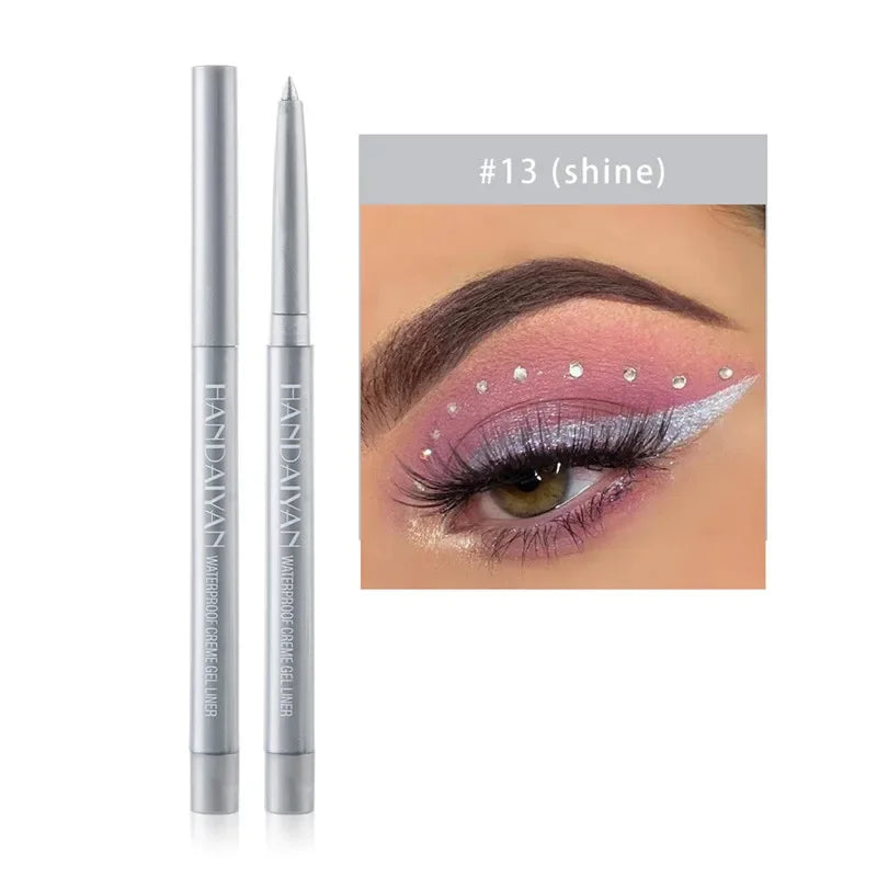 Handaiyan 20-Color Waterproof Matte Gel Eyeliner Pencil