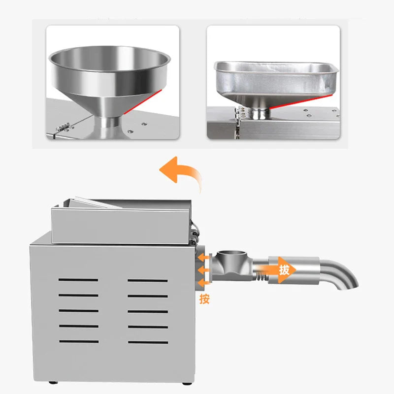 R3 Stainless Steel Oil Press Machine 500–1500W | Home & Commercial
