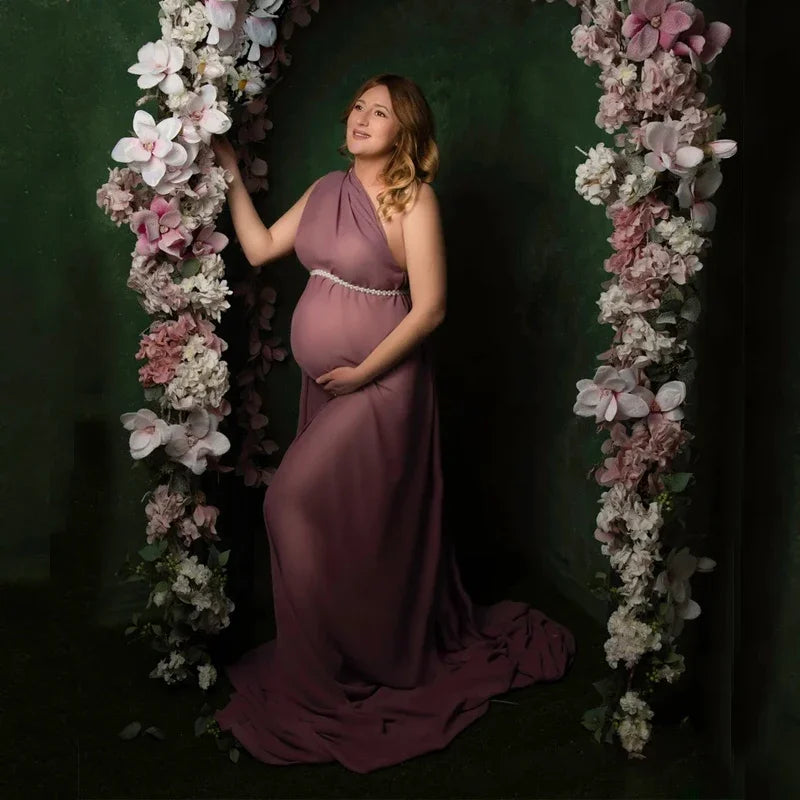 Maternity Chiffon Fabric Draping Maternity Sheer Silky See Through Photo Photography Shoot Prop Drape Peaceful Pleasures Health and Wellness colors 4 1.5X6 M