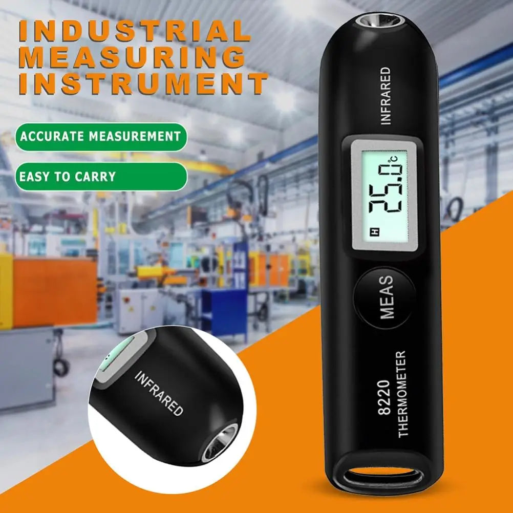 Contactless Digital Infrared Thermometer with LCD Handheld Portable Pocket Temperature Pen Portable Pocket Temperature Pen Peaceful Pleasures Health and Wellness