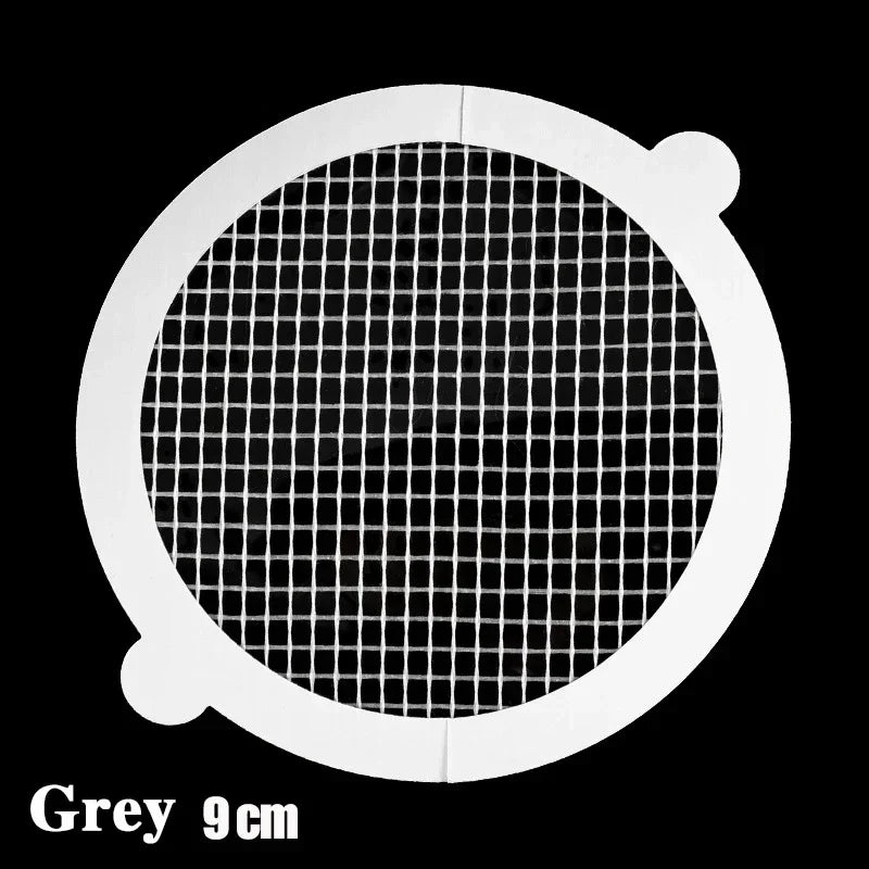 Disposable Drain Hair Catcher Stickers | Shower Mesh Filter Drain Hair Catcher Peaceful Pleasures Health and Wellness 9cm 20PCS