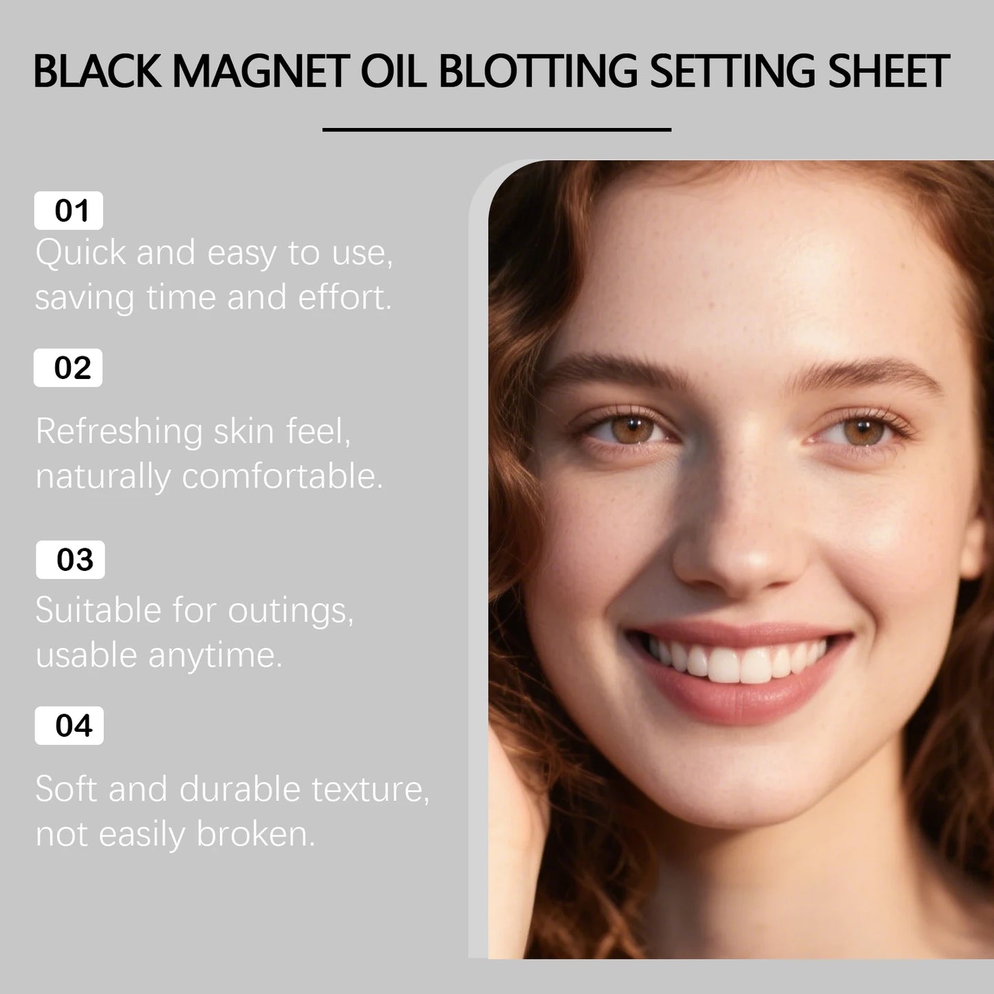 Oil Blotting Sheets with Mirror – 100 Pack Shine Control