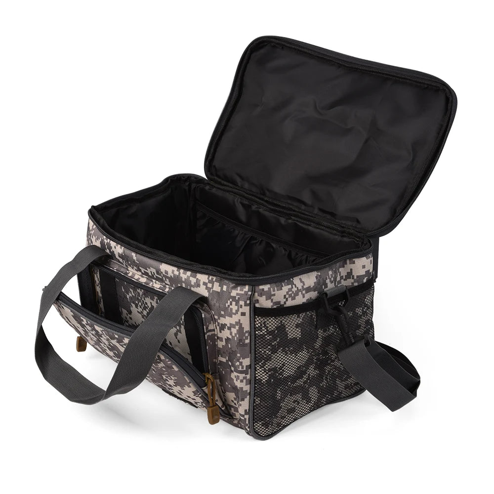 Lixada Portable Multifunctional Canvas Fishing Shoulder Bag Tackle