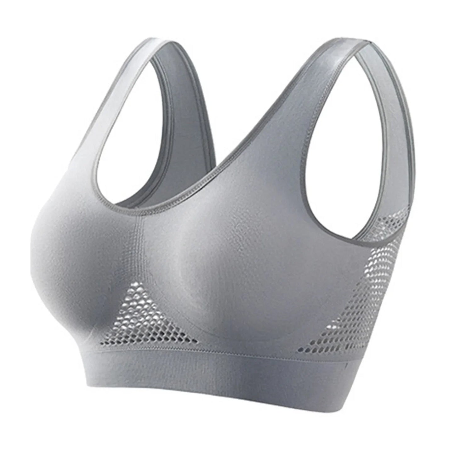 Women's Seamless Wire-Free Sports Bra – Removable Pads