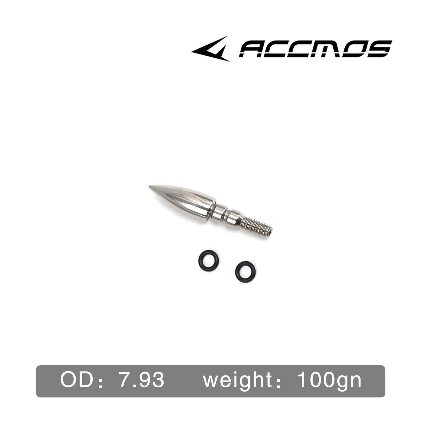 Arrowhead Stainless Steel Archery Replaceable Screw-in Tip 100 125