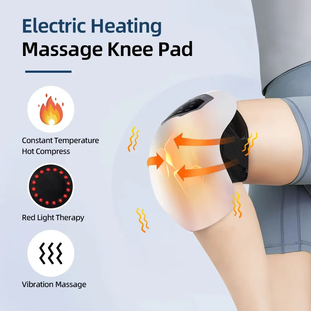 Wireless Knee Massager – Airbag, Infrared Heat & Vibration Relief