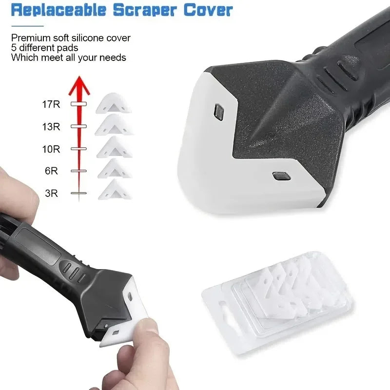 Caulk & Silicone Scraper Tool | Window & Glass Cleaner Scraper Cleaning Tool Peaceful Pleasures Health and Wellness