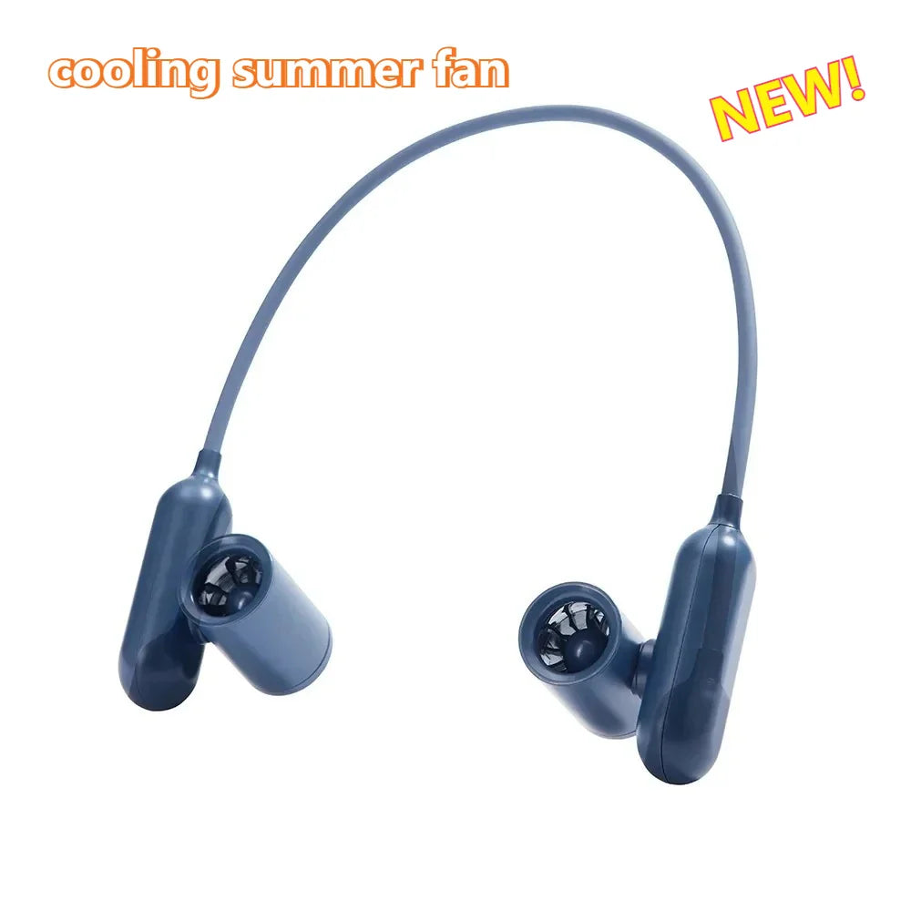 URGGU Foldable Neck Fan – USB Rechargeable Hands-Free Cooling