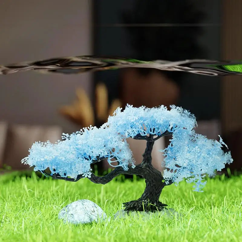 Artificial Cherry Blossom Tree Fish Tank Decoration