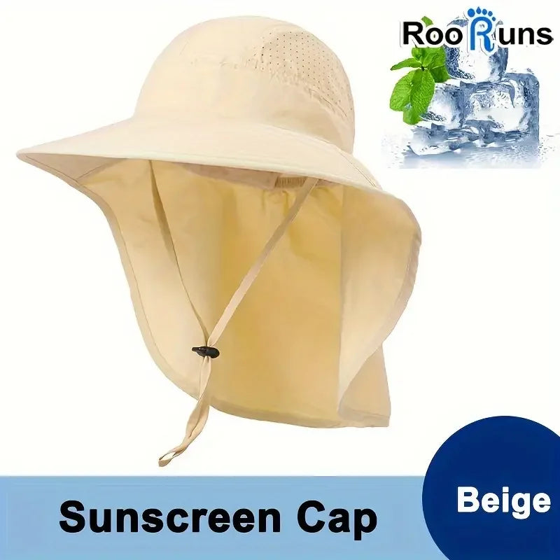 UV Wide Brim Sun Hat – Unisex Fishing & Outdoor Summer Hat