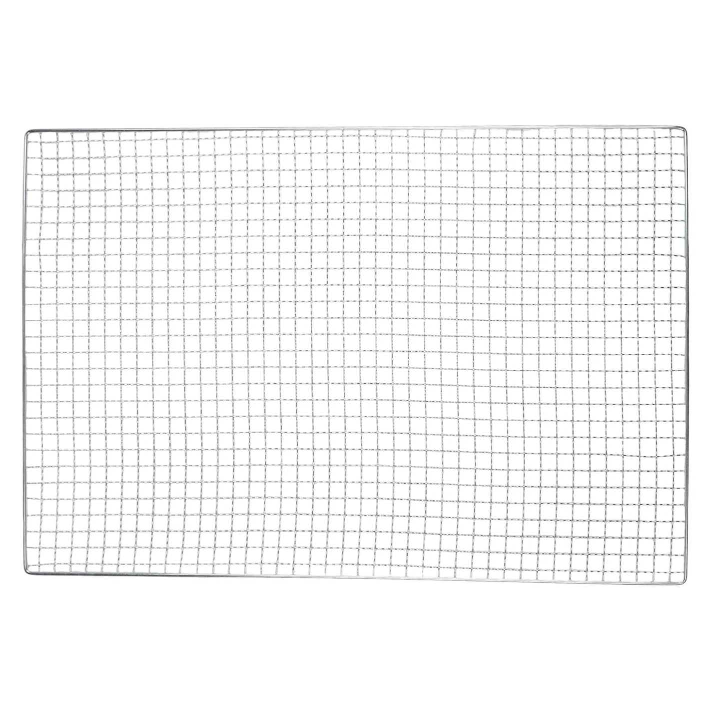 Square Roast Grate Net Grid Galvanized Iron BBQ Fish Meat Vegetable