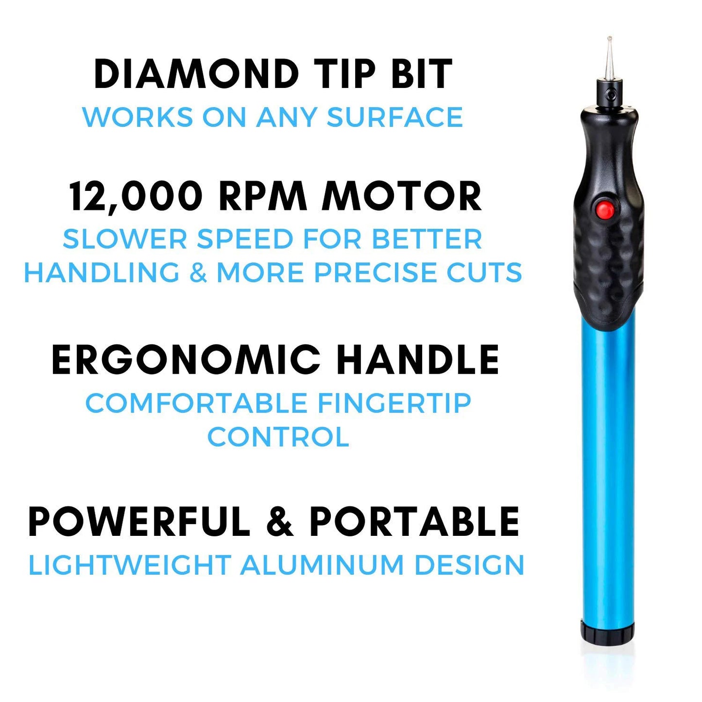 Electric Micro Engraver Pen Carve Engraving Tool Cordless Precision