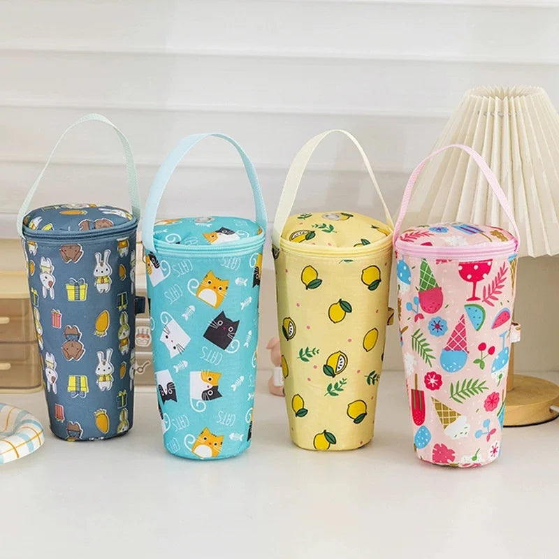 Insulated Milk Tea Tote Bag | Reusable Cup Carrier