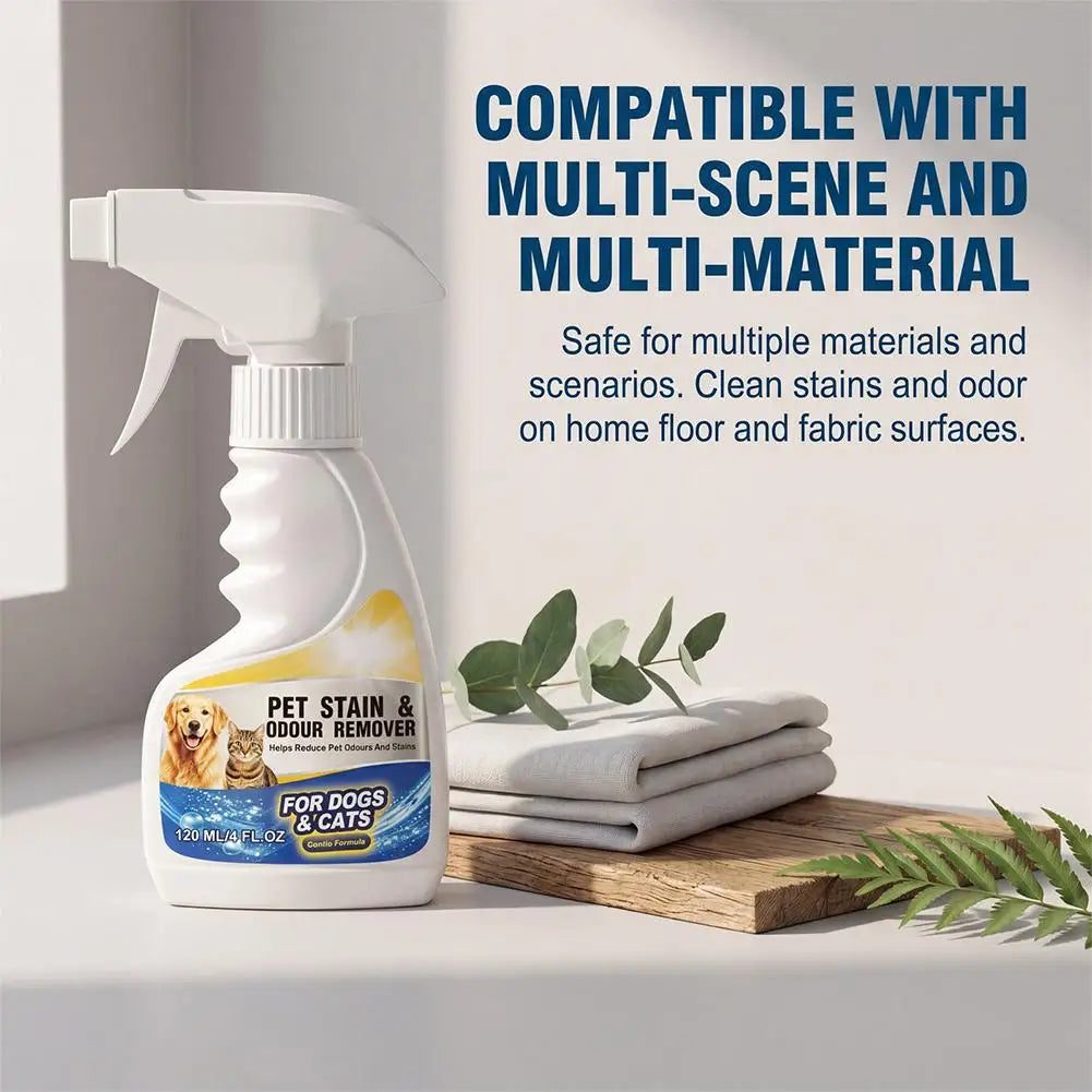 Gentle Healthy Remove Dogs Cats Urine Smell Household Floor Cleaner Spray 120ml Helps Reduce Pet Odours Stains Pet Stain Remover Peaceful Pleasures Health and Wellness