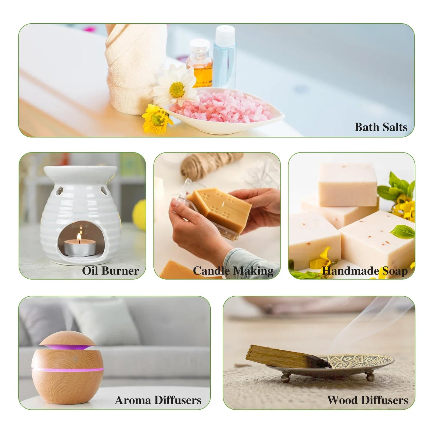 EUQEE 10ml Roll-On Fragrance Oil | Aromatherapy & Candle Making