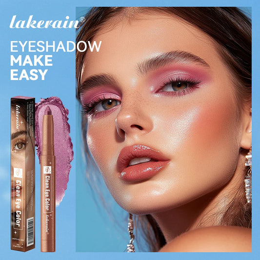 Lakerain Eyeshadow Stick – 12 Shades, Creamy & Smudge-Proof Eyeshadow Stick Oasis Select