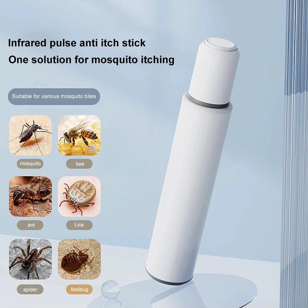Portable Electronic Mosquito Bite Anti-Itch Pen Household Mosquito Insect Itching Relief Pen For Outdoor Camping Travel Peaceful Pleasures Health and Wellness