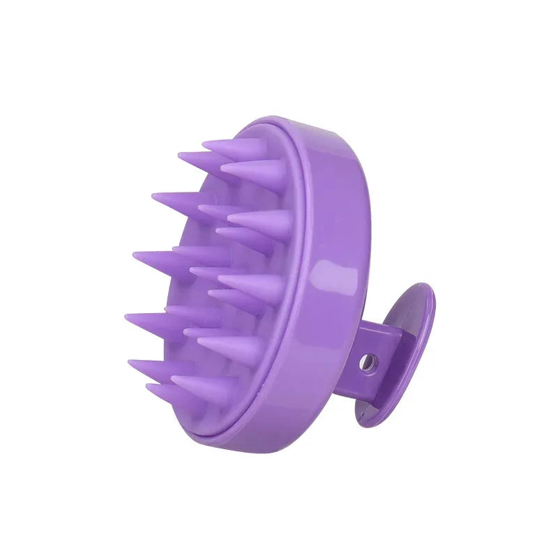 Silicone Scalp Massage Shampoo Brush – Hair & Body Scrubber