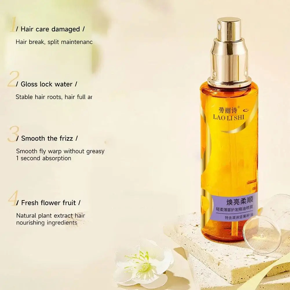 Hair Serum Oil Spray – Frizz Control, Split Ends & Shine