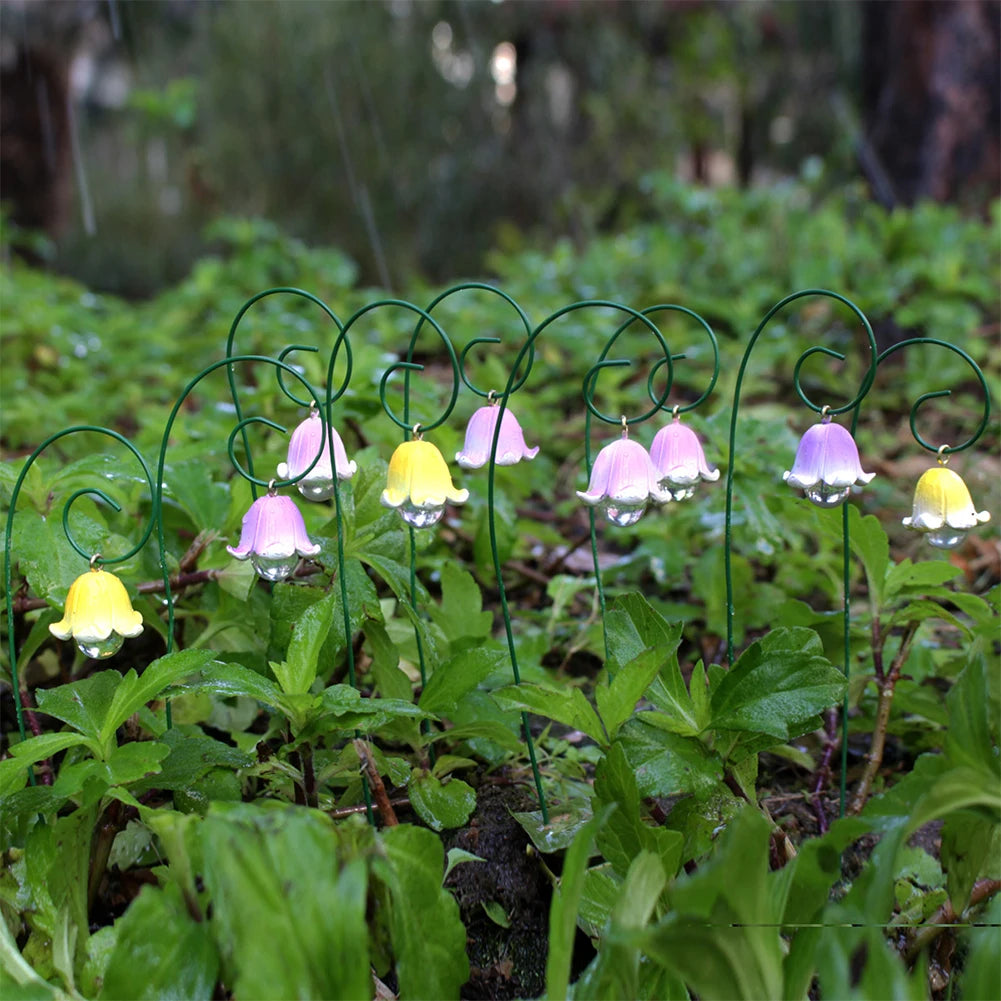 No Fade Resin Flower Pick Stand | Fairy Garden Decor