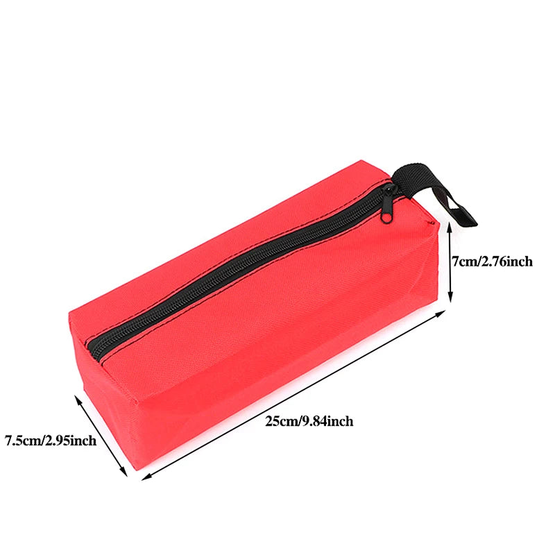 Canvas Tool Organizer Bag | Waterproof Zipper Pouch for Tools