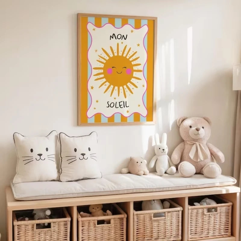 3-Piece Colorful Canvas Wall Art Prints | Living Room Decor