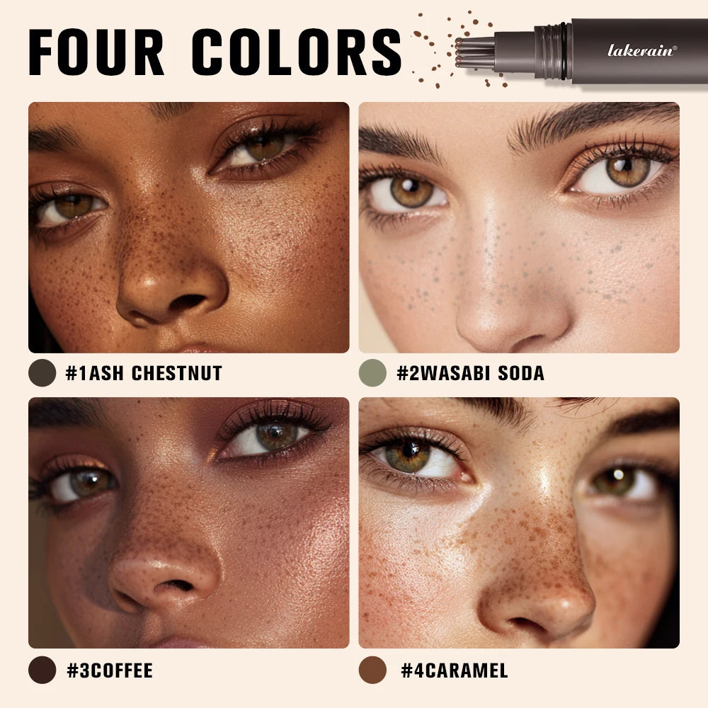 Waterproof Freckle Stamp Pen Liquid Air Cushion Five Point Head Natural Simulation Fake Spot Dot Makeup Tool Peaceful Pleasures Health and Wellness
