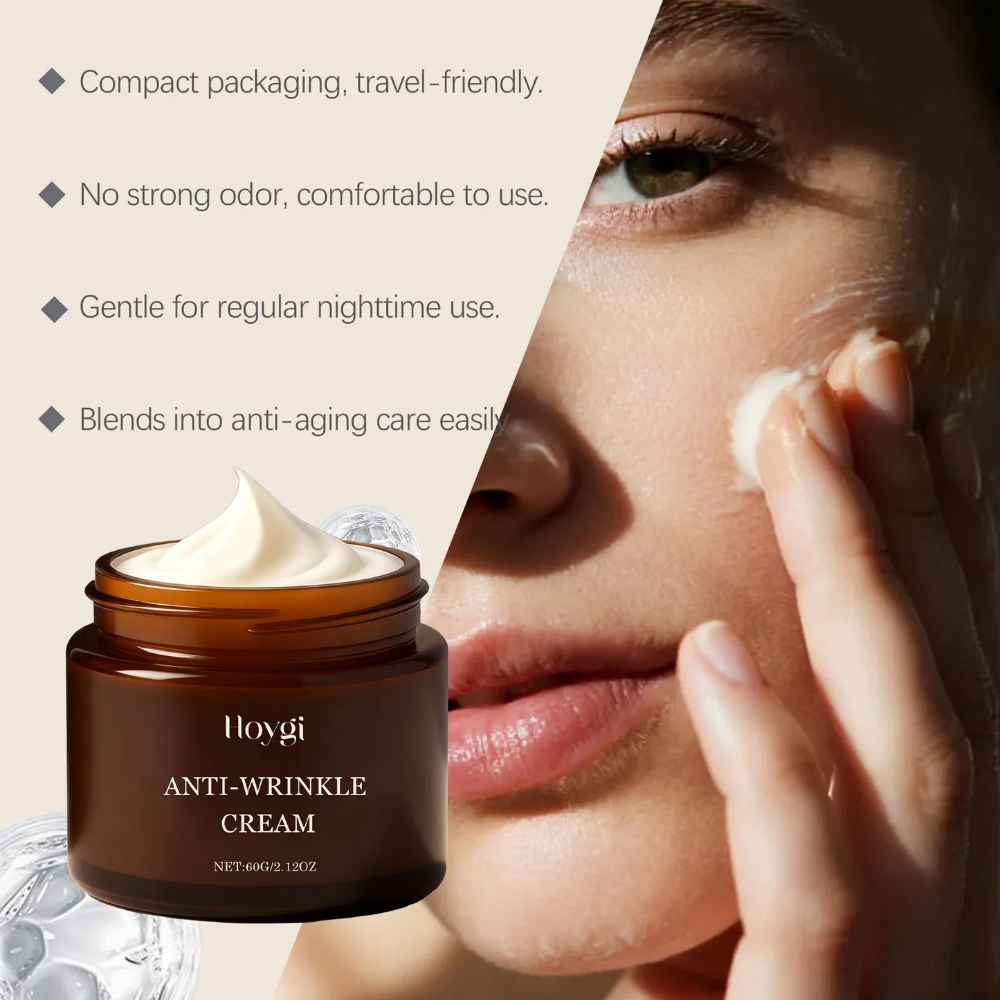 Retinol Skincare Set – Anti-Wrinkle Cream, Serum & Eye Balm