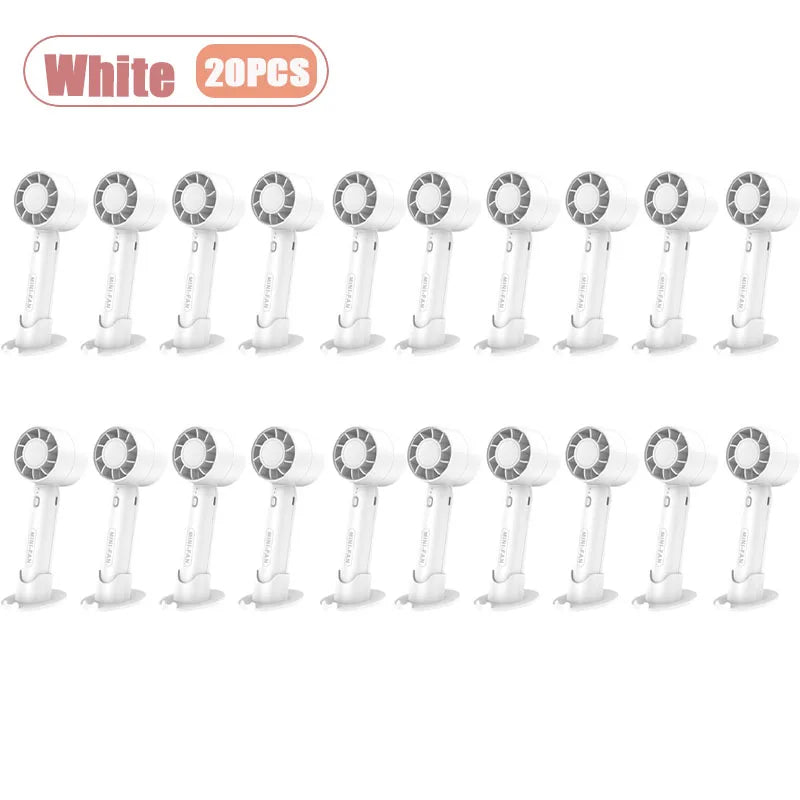 Mini USB Rechargeable Handheld Fan – 3 Speed Portable Desk Fan