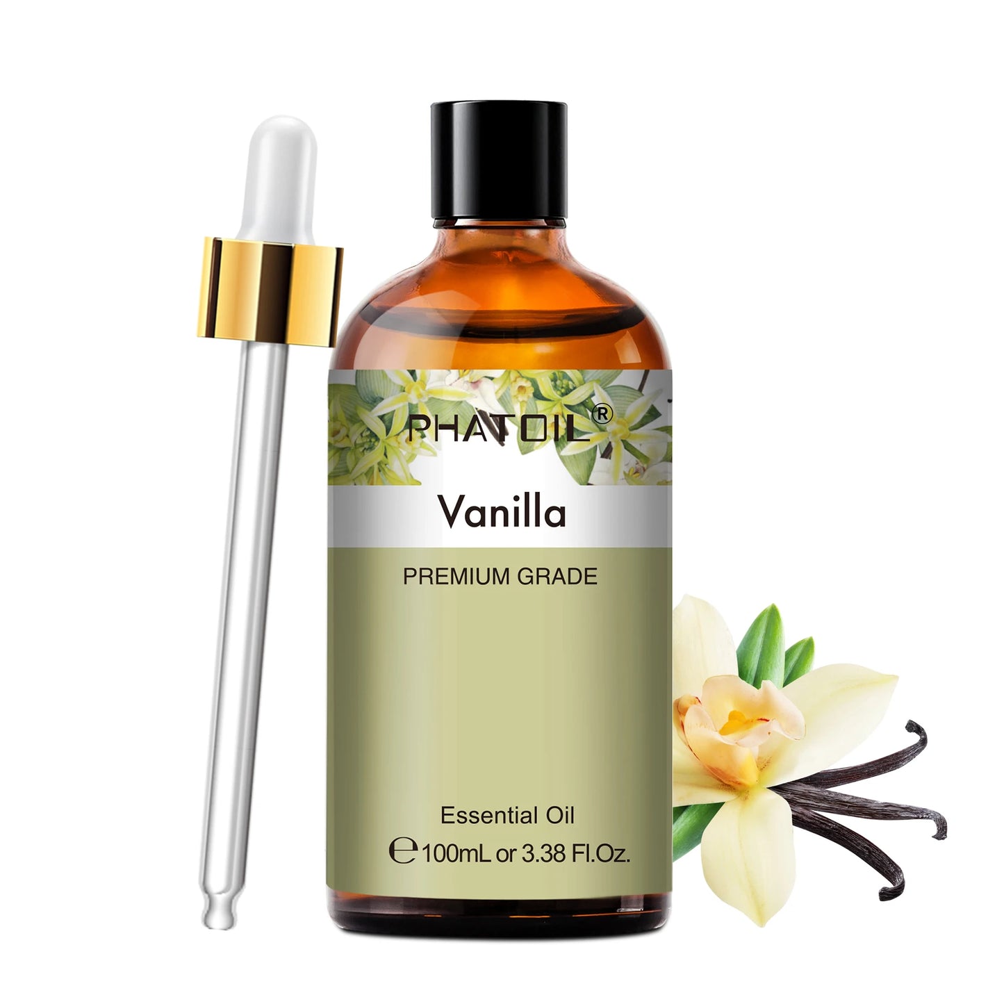 100ml Aromatherapy Essential Oil – Lavender, Rose, Vanilla, Eucalyptus & More for Diffuser & Candle Making