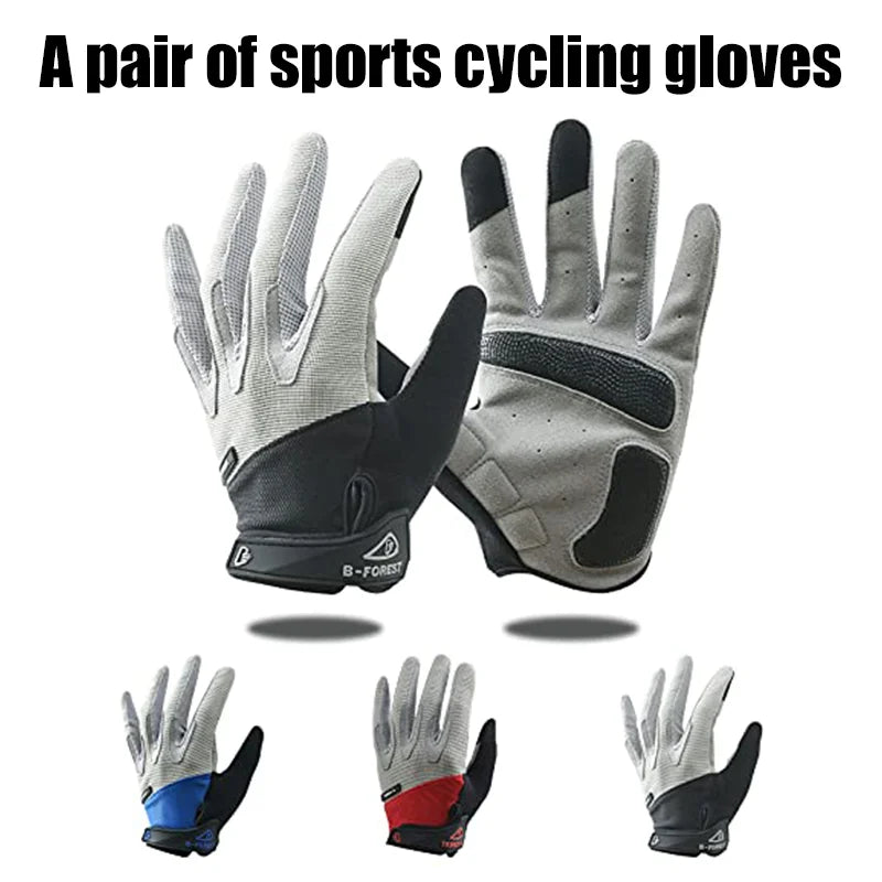 One Pair Unisex Full Finger Outdoor Sports Cycling Gloves Touch Screen Compatible,Anti-slip,Waterproof,Windproof Glove Peaceful Pleasures Health and Wellness