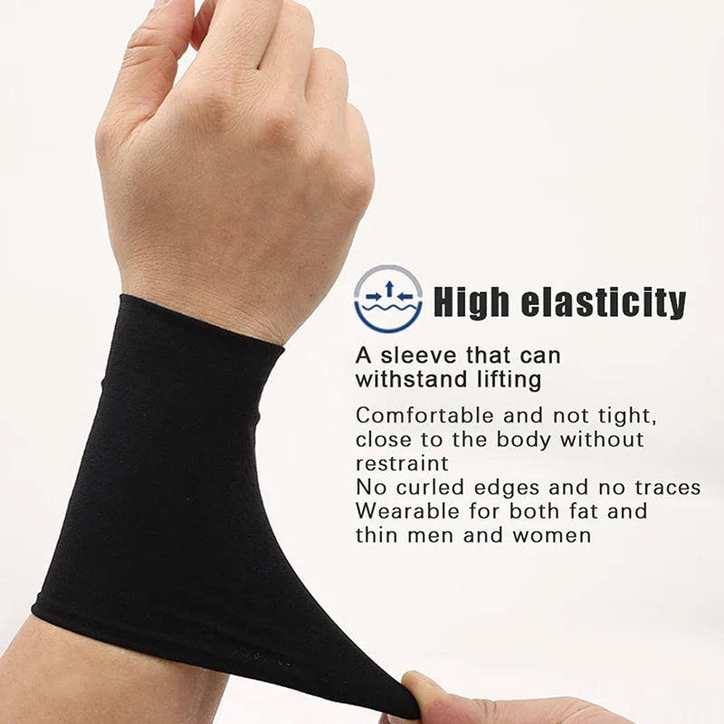 Ice Silk Cooling Wrist Bands – Breathable Sports Sweatbands