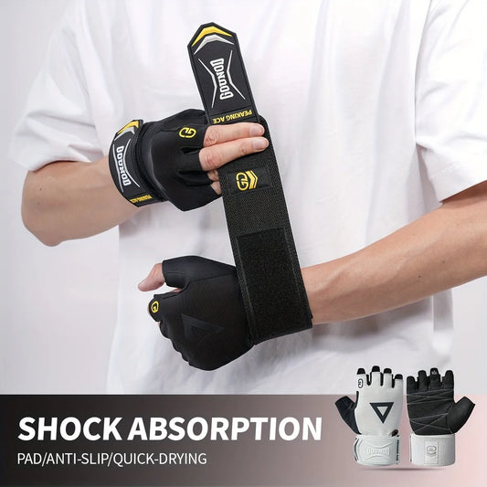 Heavy-Duty Weight Lifting Gloves – Non-Slip Grip & Adjustable Fit Weight Lifting Gloves Peaceful Pleasures Health and Wellness