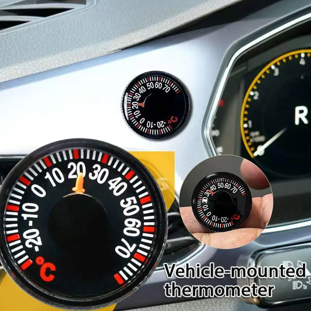 Mini Car Thermometer Hygrometer Portable Waterproof Vehicle Temperature Humidity Meter Auto Accessories Peaceful Pleasures Health and Wellness