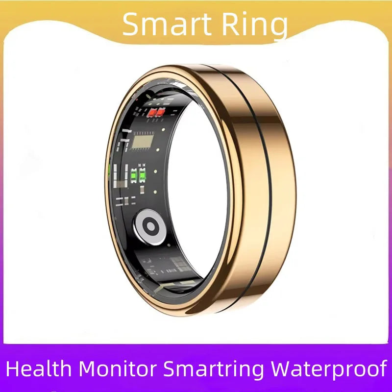 R04 Smart Ring Men Women Health Sleep Monitor 5ATM Waterproof Ring Fitness Tracker Smartring Multi-sport Mode Camera Control Peaceful Pleasures Health and Wellness