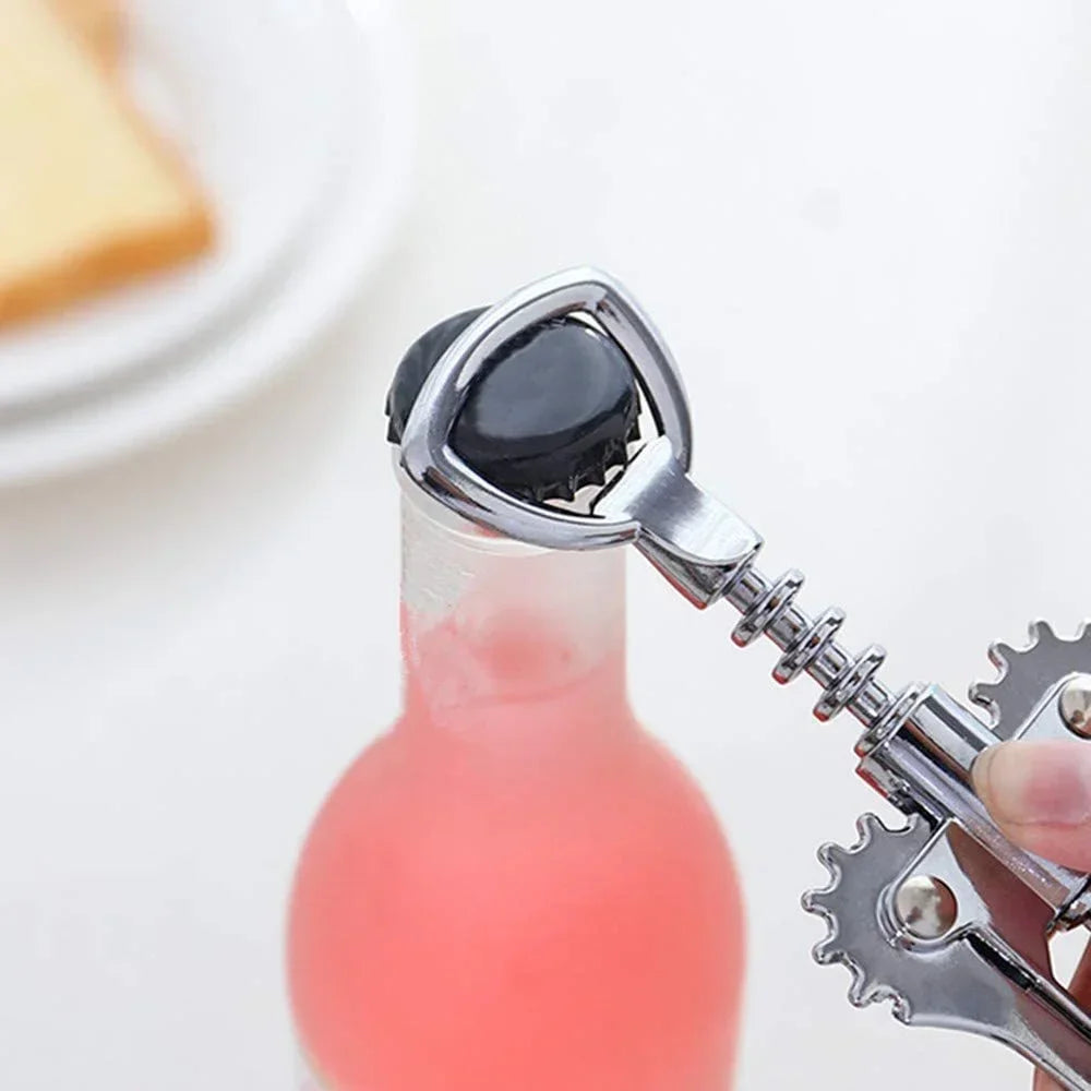 Wing Corkscrew Wine Opener – Stainless Steel Cork Remover
