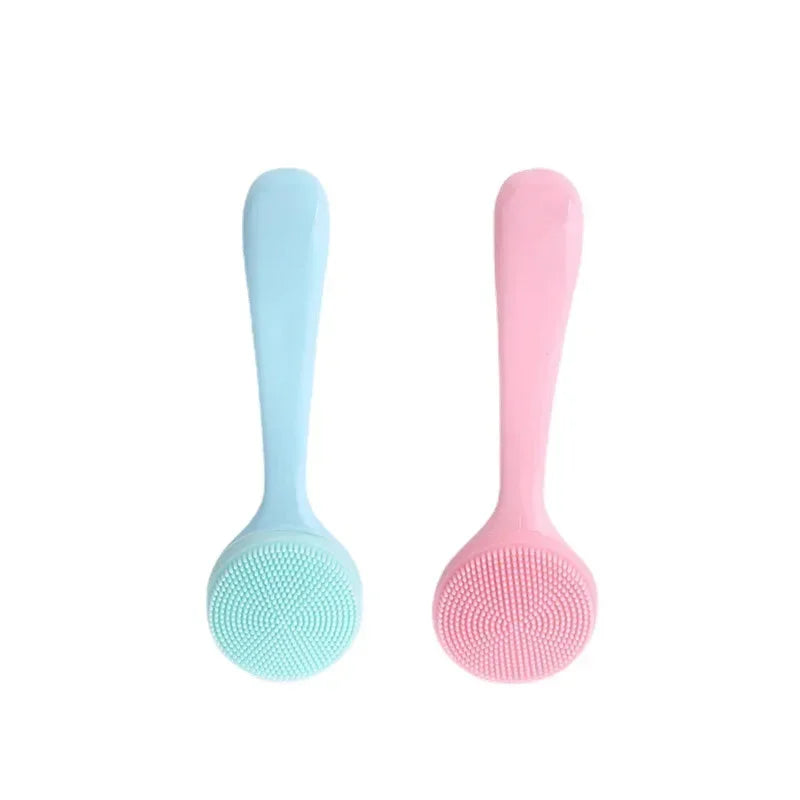 Soft Silicone Facial Cleansing Brush | Makeup & Blackhead Facial Cleansing Brush Peaceful Pleasures Health and Wellness
