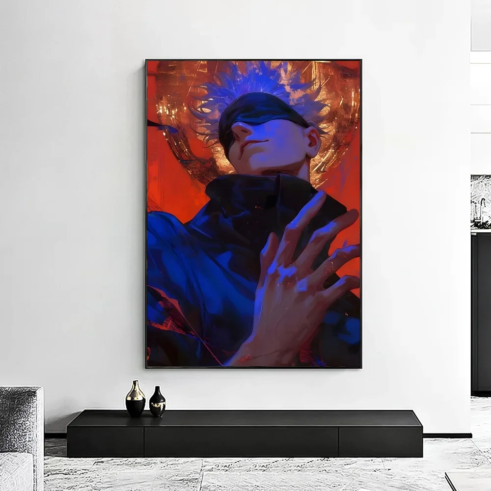 Satoru Gojo Canvas Wall Art | Jujutsu Kaisen Anime Poster