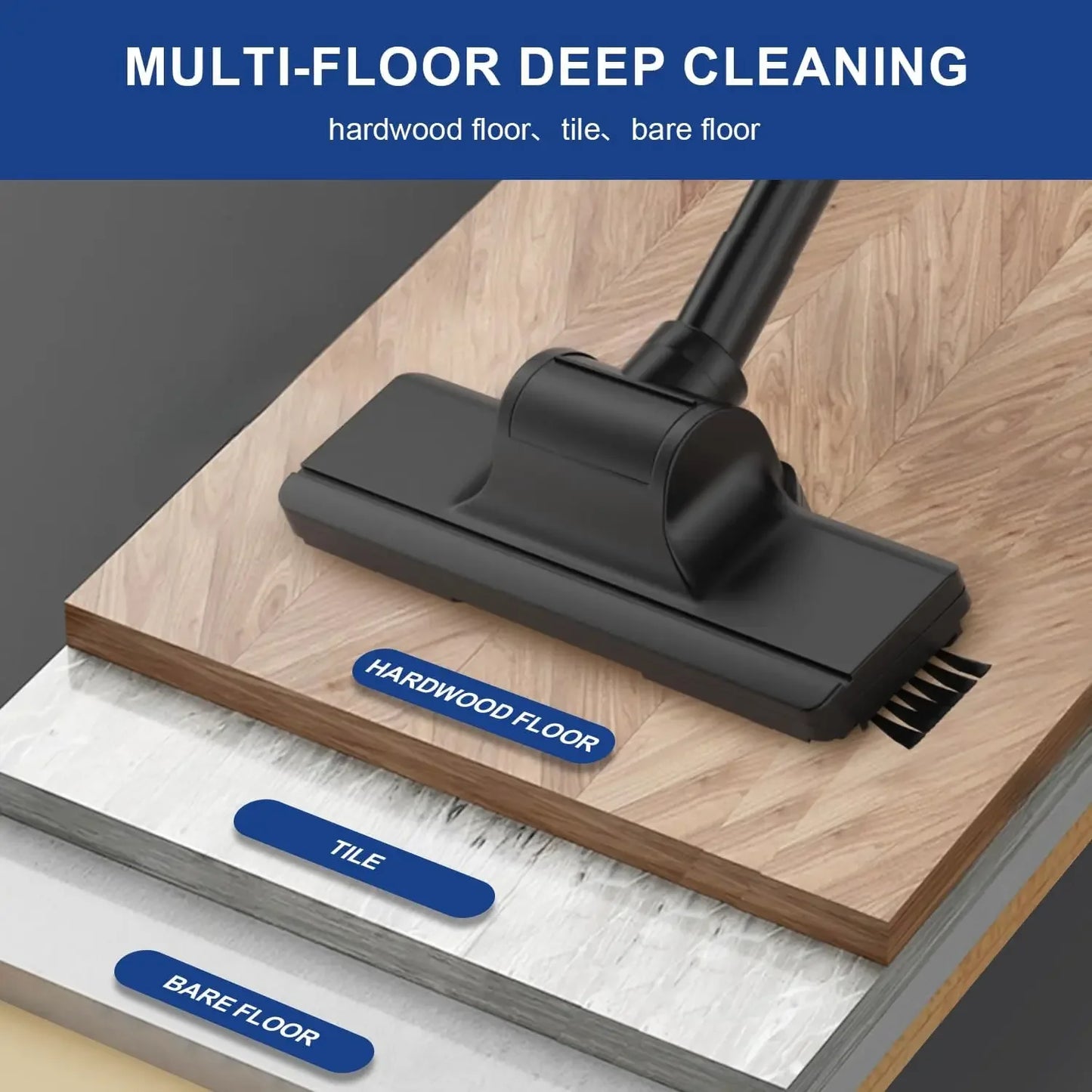 500W Corded Stick Vacuum Cleaner, 6-in-1 for Hard Floors & Pet Hair Vacuum Cleaners Peaceful Pleasures Health and Wellness