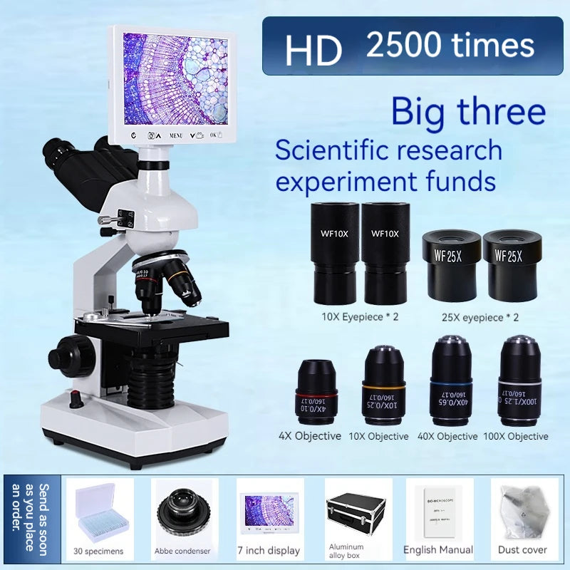 Binocular Electron Microscope Laboratory Research Microscope Maintenance Beauty Electronic Magnifying Glass Peaceful Pleasures Health and Wellness 11